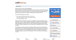 Desktop Screenshot of cashloan.net