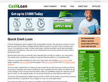 Tablet Screenshot of cashloan.org